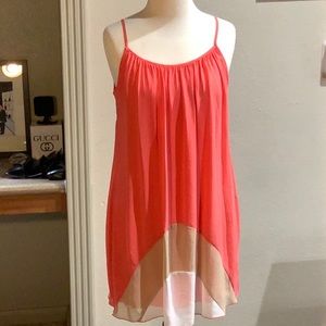Sweet Storm Coral cocktail dress